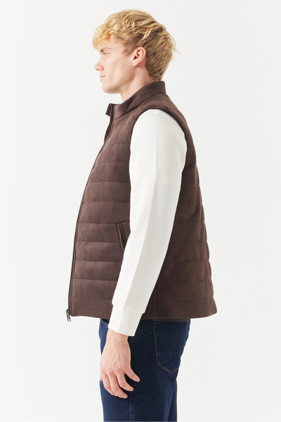 PAULMARK Men's Suede Vest