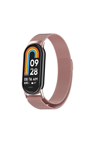 Kordify Xiaomi Mi Band 8 / 9 / 10 Milan Metal Hasır Kordon