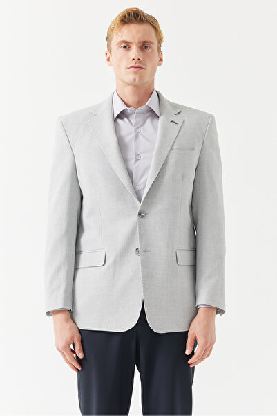 PAULMARK Ανδρικό μονόχρωμο μπουφάν με γιακά