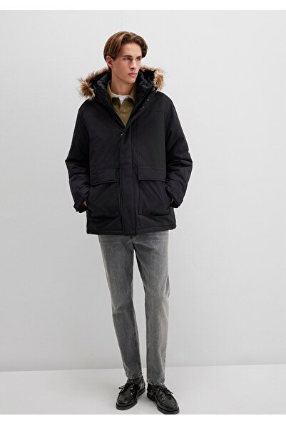 Mavi Hooded Loose Fit Parka.