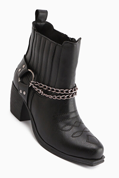 Limoya Deana Black Embroidered Women's Western Boots