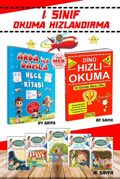 Mucit Dino Yayınları 1. كتاب النطق للمناهج الدراسية الجديدة - تطوير القراءة ب...