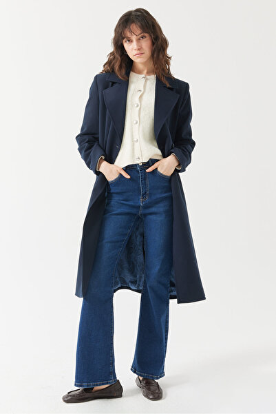 PAULMARK Γυναικεία καμπαρντίνα διπλό πέτο Capa