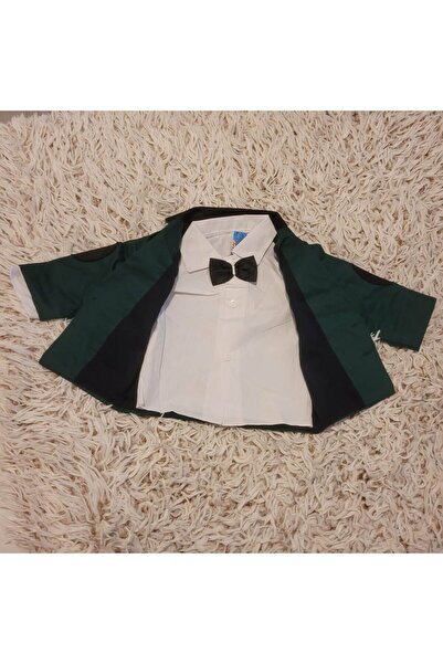 Handmade Minis Boutique Handmade Minis Boutique Christening Suit, green, 3-6 months