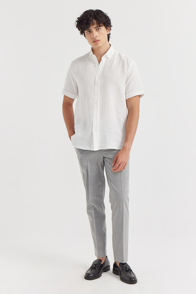 PAULMARK Ανδρικό υφασμάτινο παντελόνι Slim Fit