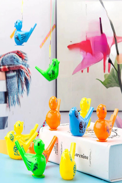 Hyd 1 Piece of Toy Nightingale Sound-Making Water Bird Whistle Educational Toy Graduation Gift