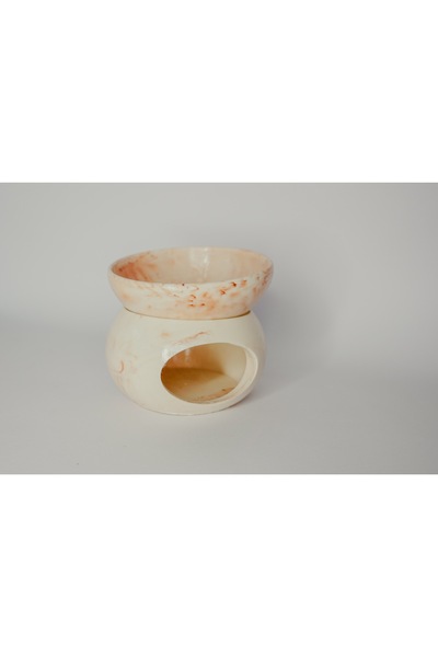 Maison Noe Rosé Marble Buhurdanlık-Wax Melt Set