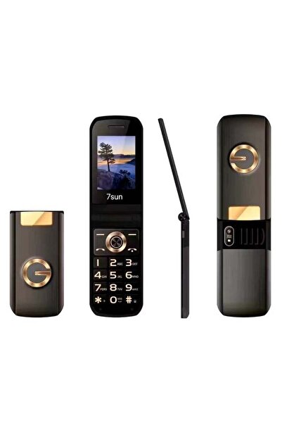 genernic هاتف قابل للطي مفتوح لكبار السن - أزرار كبيرة، اتصال سريع، مكبرات صو...