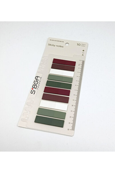 sibga tasarım Transparent Colored Postit Post-it Post It.Bookmark Bookmark Postit Sticker Note Paper 200 Sheets