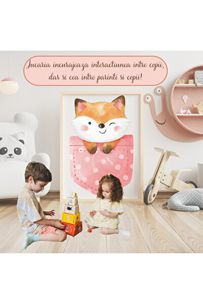 Arelair Magic Box Montessori Wooden Set, Sorting and Stacking, Numbered Blocks, Preschool