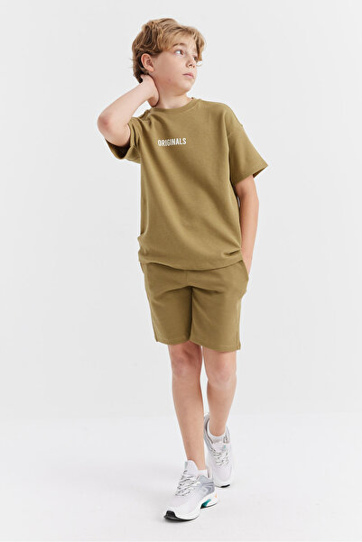 PAULMARK Boy's Waffle Fabric 2-Piece Set