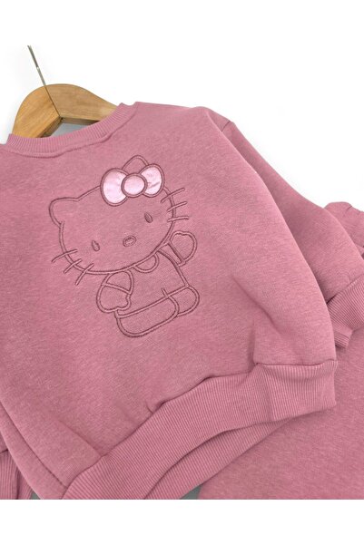 Egelite Girl's Winter Thick 3-Layer Tracksuit Set for Ages Fleece-Lined 2-3-4-5, L Is a Narrow Fit.