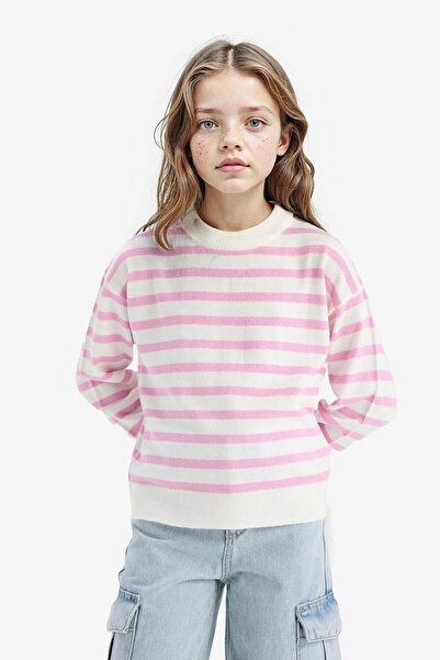 DeFacto Pink Girl's Sweater C6903A8/Pn444