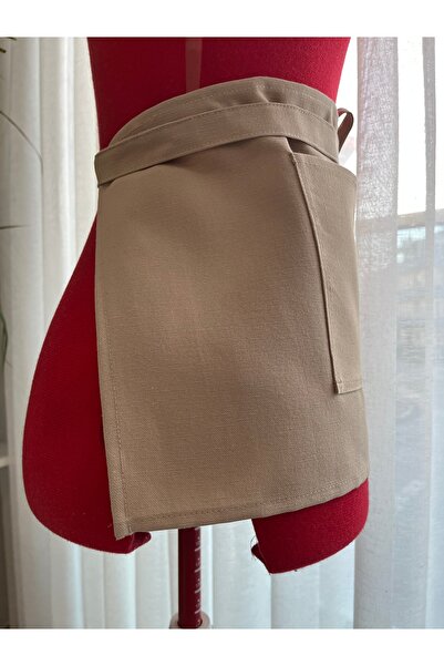 Hubb Kitchen Apron Waterproof Bar Cafe Apron with Pocket Latte Color