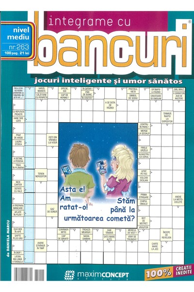 Maxim Integrame cu bancur 263, nivel mediu, editura