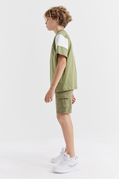 PAULMARK Boy's Cargo Pocket Shorts