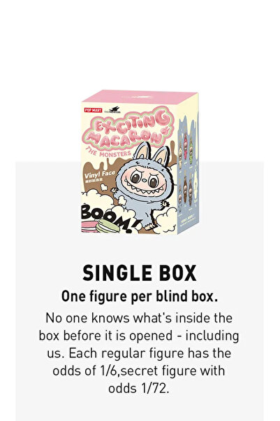 Pop Mart Labubu Labubu Exciting Macaron - THE MONSTERS | Blind Box