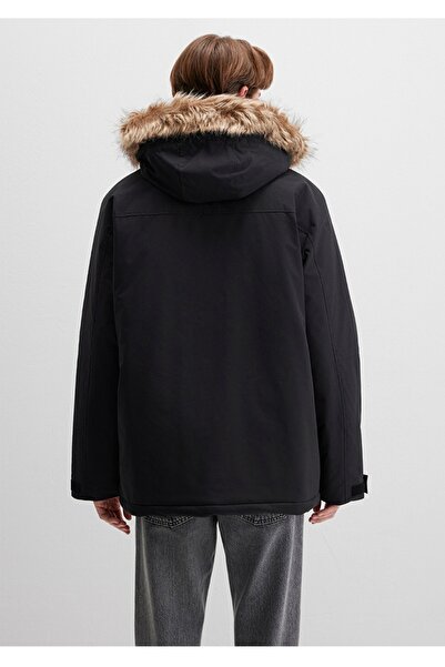 Mavi Hooded Loose Fit Parka.