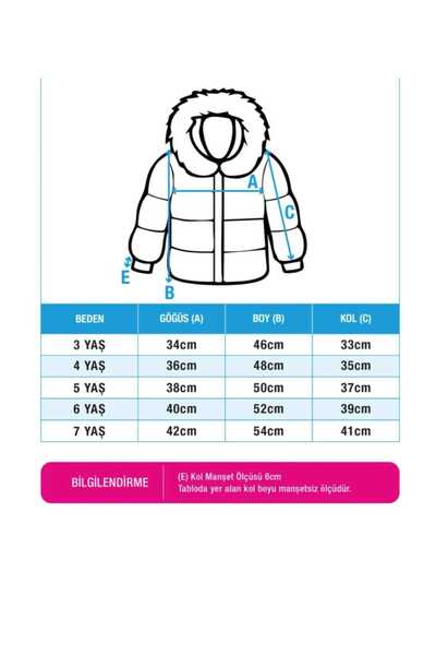 DUBLİNO KİDS 0Ranj Trenyolu Patterned Water and Windproof Boy's Coat with Black Plush Lining Inside