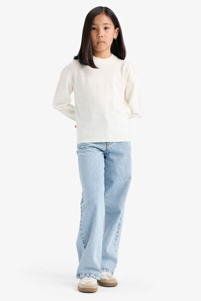 DeFacto Ecru Girl's Sweater C6902A8/Er105