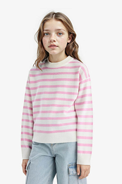 DeFacto Pink Girl's Sweater C6903A8/Pn444