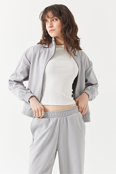 PAULMARK Women's Mock Neck Sweat Top