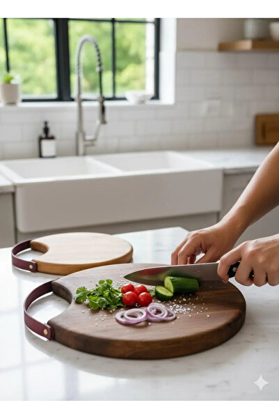 WoodBay Handmade 100% Walnut Wood Cutting Board Set of 2 (Solid)