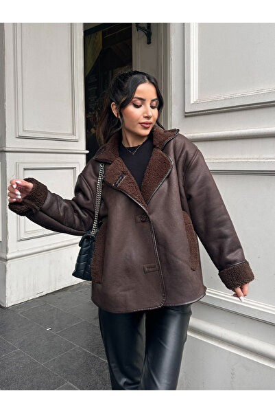 Edora Collection Teddy Deri Ceket