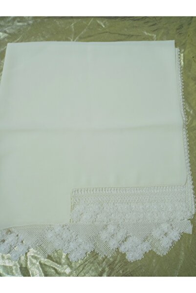 hoaryage Crepe Fabric Handcrafted Needlework, Prayer, Mevlit Cover, Special Handmade Heavy Embroidered 140X75 cm