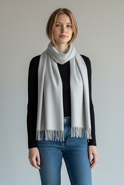 Disanuva Soft Textured Women's Winter Scarf Shawl – Warm, Comfortable and Stylish Model Large Size