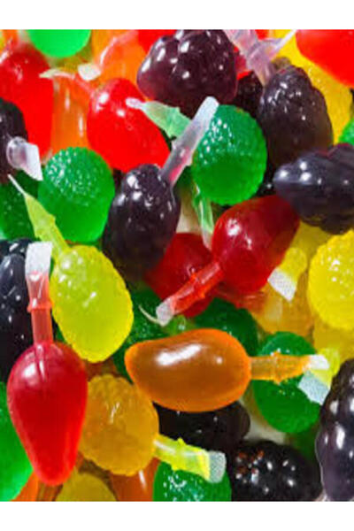 Güneş Jelly Fruıts Yenilebilir Meyveli Jole 50 Adet