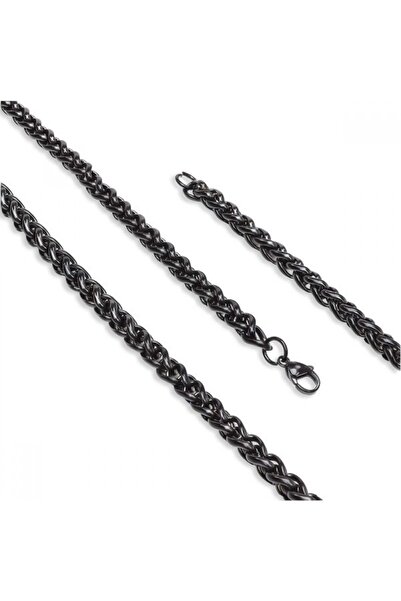 AKSESUARIM Erkek Sarmaşık Model Çelik Zincir Kolye