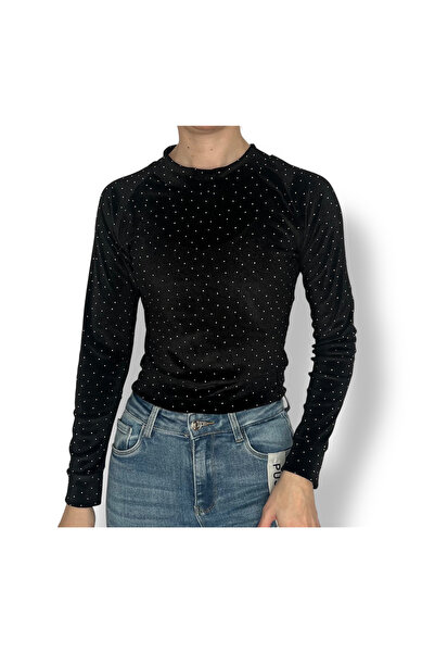 DENRA Μπλούζα από βελούδο με γκλίτερ – Κομψότητα, λάμψη και εξαιρετική υφή