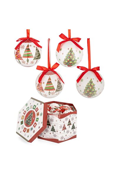 Bizzotto زينة شجرة عيد الميلاد من إيليانا 14 قطعة 7.5 سم