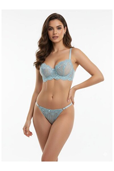 Zemella DANTELLİ BALENLİ SÜTYEN TAKIMI