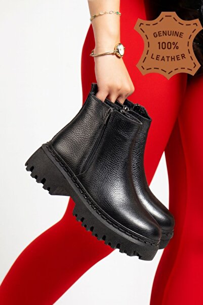 MY GROSS SHOES Water and Cold Resistant Genuine Leather Women's Boots