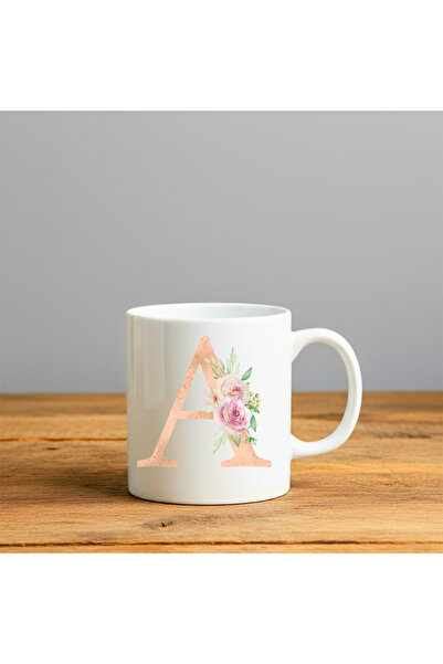 Dekor Letter a Printed-Gift Ceramic Mug Cup