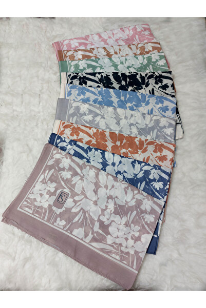 istanbul prensesleri Patterned Floral Model Shawl French Cotton, Stretchy, Soft Shawl, High Quality.