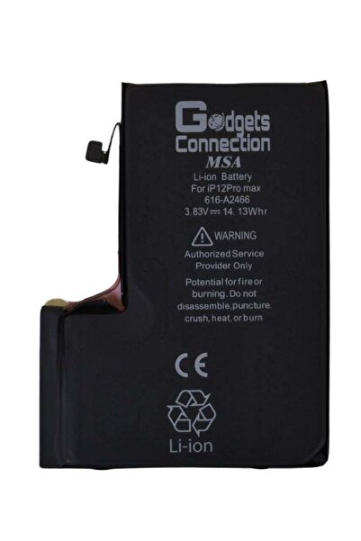 no markte Replacement battery for Apple iPhone 12 Pro Max - Black