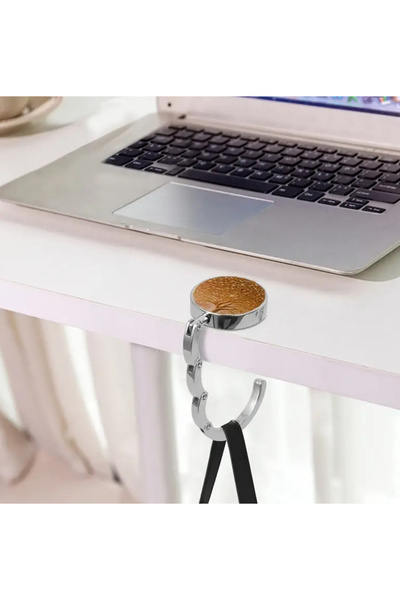 LUMAKS Foldable Table Bag Hanger Stylish and Practical Bag Hanger Attachment