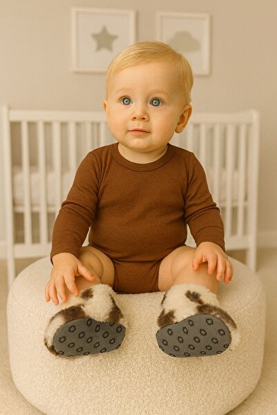 Pico Baby Cizme de casă cu talpă anti-alunecare pentru bebeluși și copii / Pa...