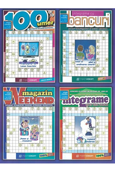 Maxim Colectia de integrame nivel usor : 100% umor, bancuri, pensionari, maga...