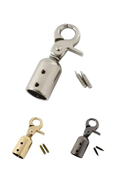 Yumuşakkeçe Manșon pentru mânerul geanților cu cârlig de crab – 10 bucăți |   Aparat de conectare a mânerului metalic