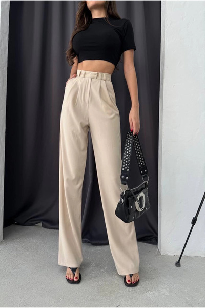 ZENGEZUR MALL Mtxdpn Hooked Trousers Cream (00207) (Size: m)