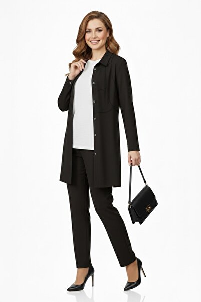 Nazal Women's Stone Blouse Pants Tunic 3 Piece Set Bgl-St04733