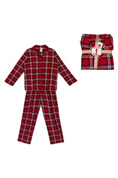 Jumbo Family Christmas Pajama Set - Red Checked