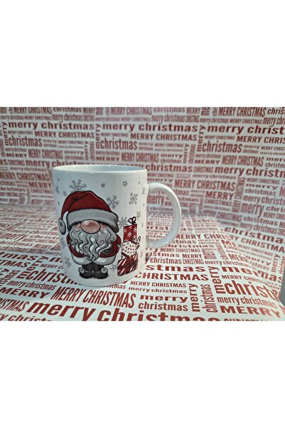 Jumbo Christmas Gnome Themed Mug