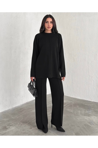 CLB COLLECTION Women's Winter Knitwear Set – Oversized Top and Comfortable Fi...