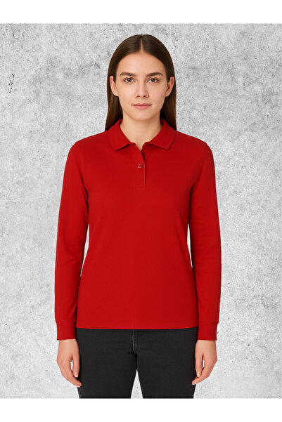 MOLICO Unisex New Season Cotton Transitional Polo Neck Long Sleeve Basic T-Shirt