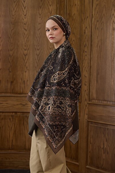 İpekhan Winter Bloom Soft Shawl